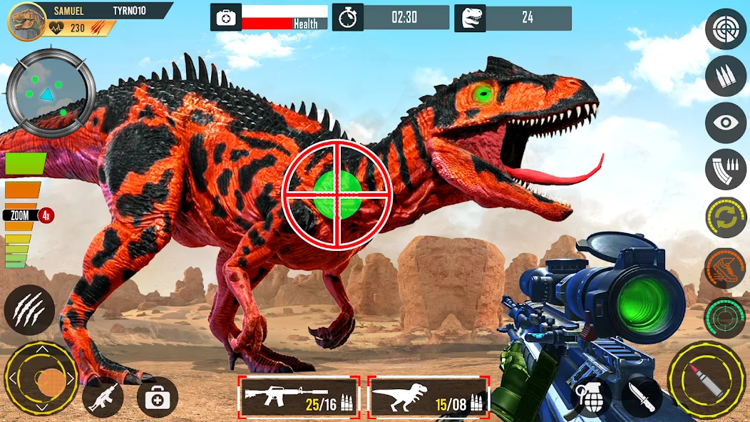 Real Dino Hunting Gun Games (Риал Дино Хантинг Ган Геймс)  [МОД Mega Pack] Screenshot 1