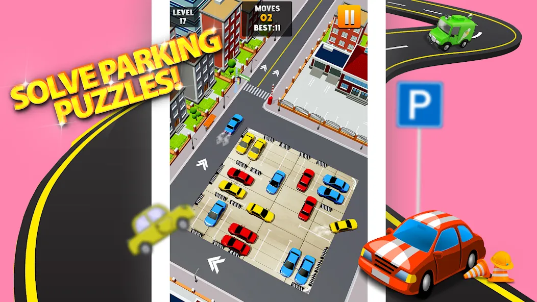 Park Master: Car Parking Jam (Парк Мастер)  [МОД Бесконечные монеты] Screenshot 5