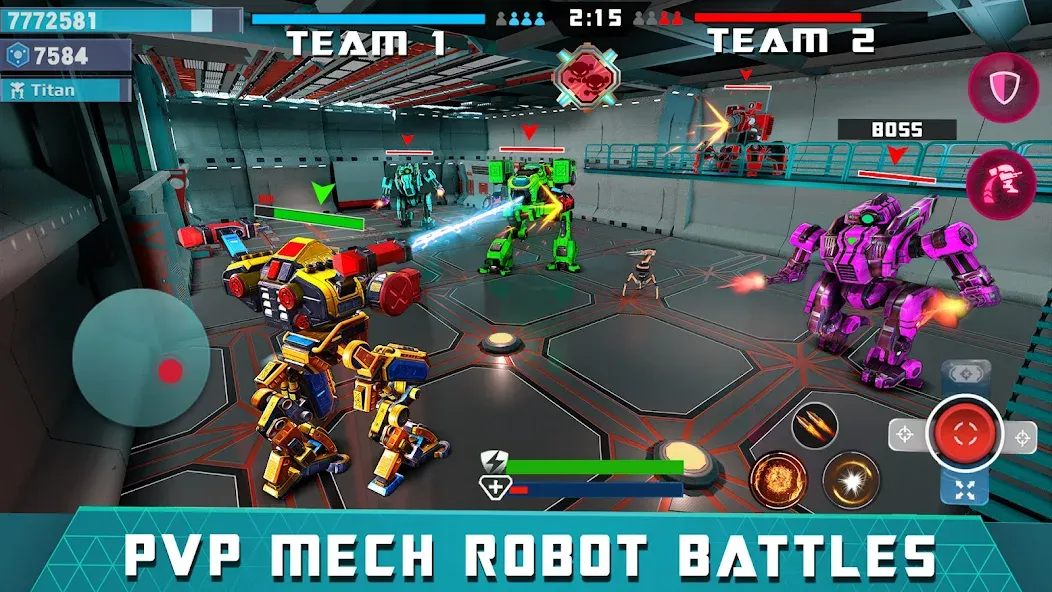 Mech Robot Wars - Multi Robot  [МОД Меню] Screenshot 5