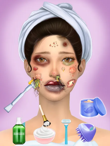 Waxing Spa ASMR Makeover Salon  [МОД Mega Pack] Screenshot 1