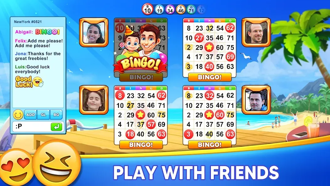 Bingo Holiday: Live Bingo Game  [МОД Mega Pack] Screenshot 5