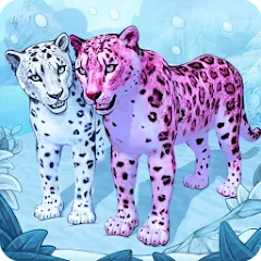 Скачать взлом Snow Leopard Family Sim Online [МОД Unlimited Money] на Андроид