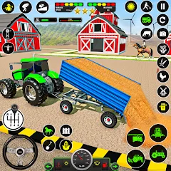 Скачать взлом Tractor Farming: Tractor Games (Тракторное хозяйство)  [МОД Mega Pack] на Андроид