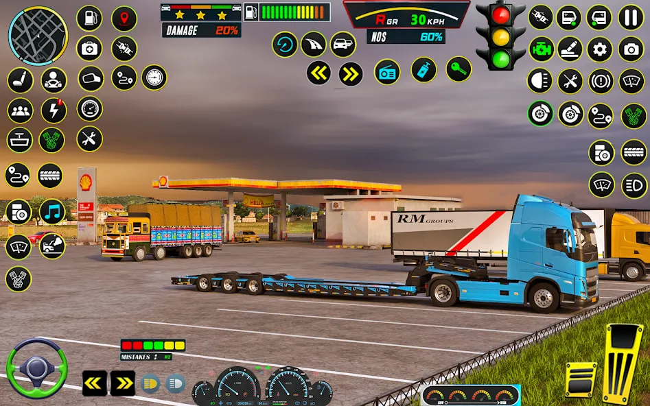 US Truck Simulator Game 2022 (Трак Симулятор)  [МОД Много монет] Screenshot 4