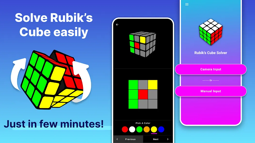 Rubik's Cube Solver  [МОД Unlimited Money] Screenshot 1