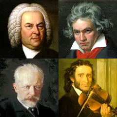 Скачать взлом Famous Composers Portrait Quiz  [МОД Mega Pack] на Андроид