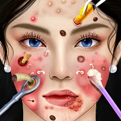 Скачать взлом ASMR Doctor Game: Makeup Salon (АСМР автономная сенсорная меридиональная реакция)  [МОД Unlocked] на Андроид