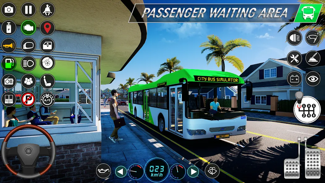 City Bus Simulator: Bus Games (Риал Сити Бас Симулятор Геймс)  [МОД Unlimited Money] Screenshot 1