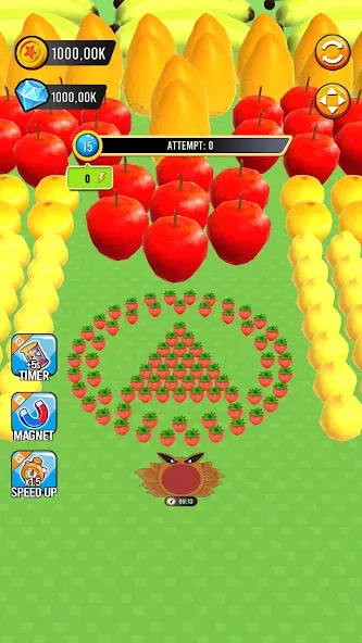 Fruit hole: Black hole (Фрут хол)  [МОД Menu] Screenshot 1