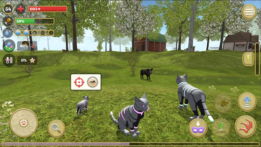 Cat Simulator : Kitties Family  [МОД Много денег] Screenshot 5