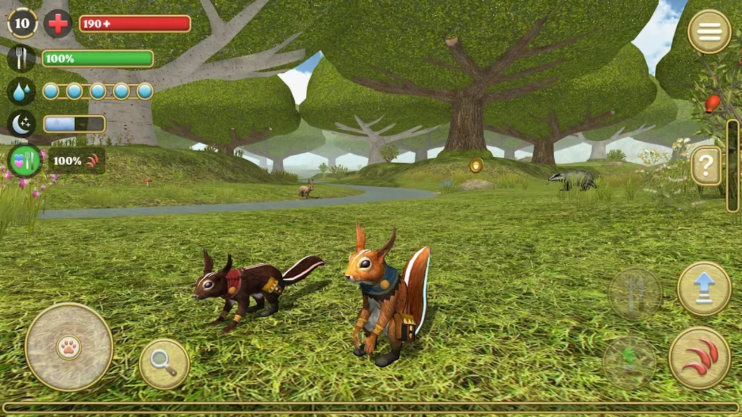 Squirrel Simulator 2 : Online  [МОД Бесконечные монеты] Screenshot 1