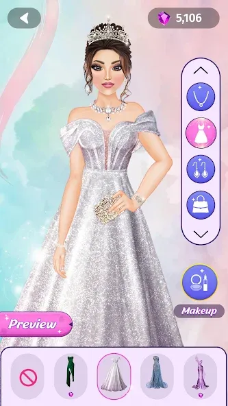 Dress Up Fashion: Makeup Games  [МОД Много монет] Screenshot 2