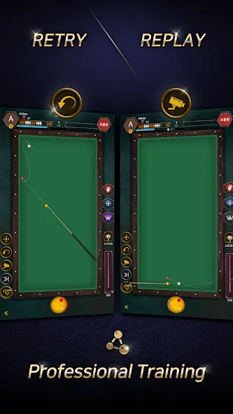 Real Billiards Battle - carom (Риал Бильярдс Батл)  [МОД Меню] Screenshot 5