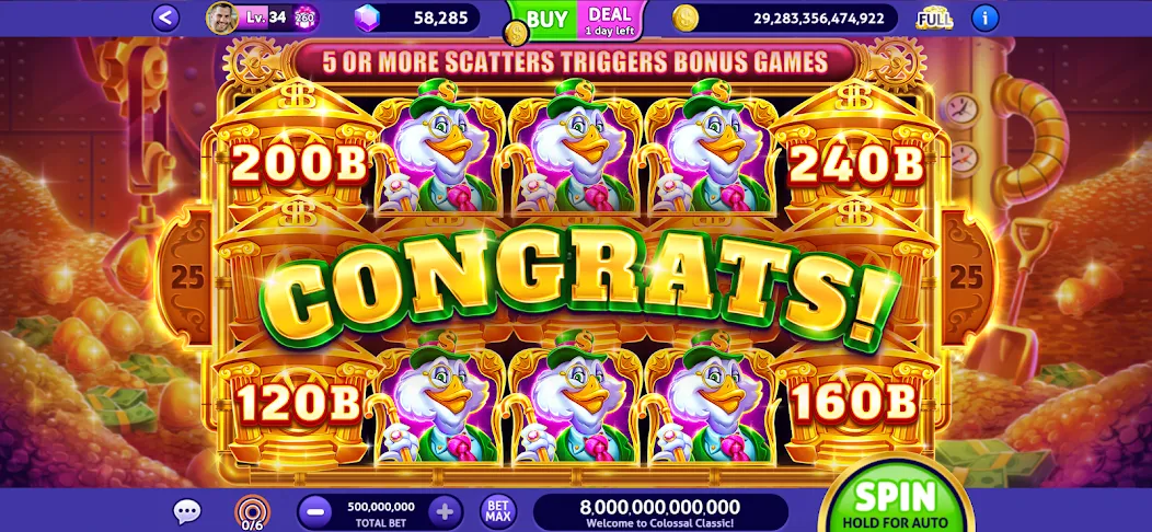 Club Vegas Slots Casino Games (Клуб Вегас)  [МОД Бесконечные монеты] Screenshot 3