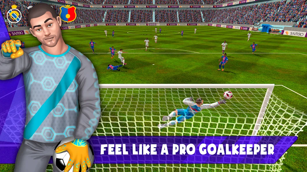 Soccer Goalkeeper 2024 (Соккер Голкипер 2022)  [МОД Бесконечные монеты] Screenshot 4