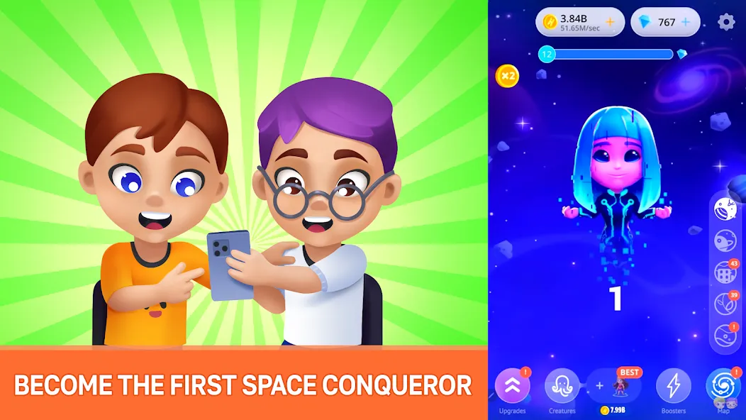 Human Evolution Clicker  [МОД Много монет] Screenshot 2