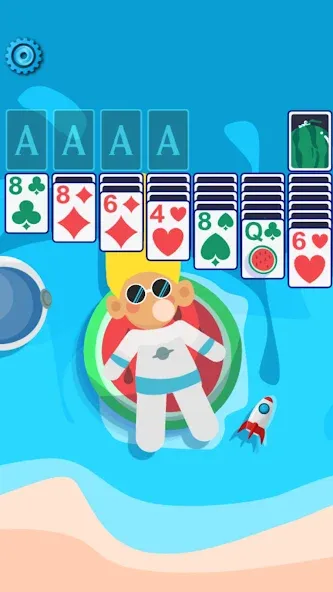 Solitaire Space™ (Солярис Спейс)  [МОД Mega Pack] Screenshot 1