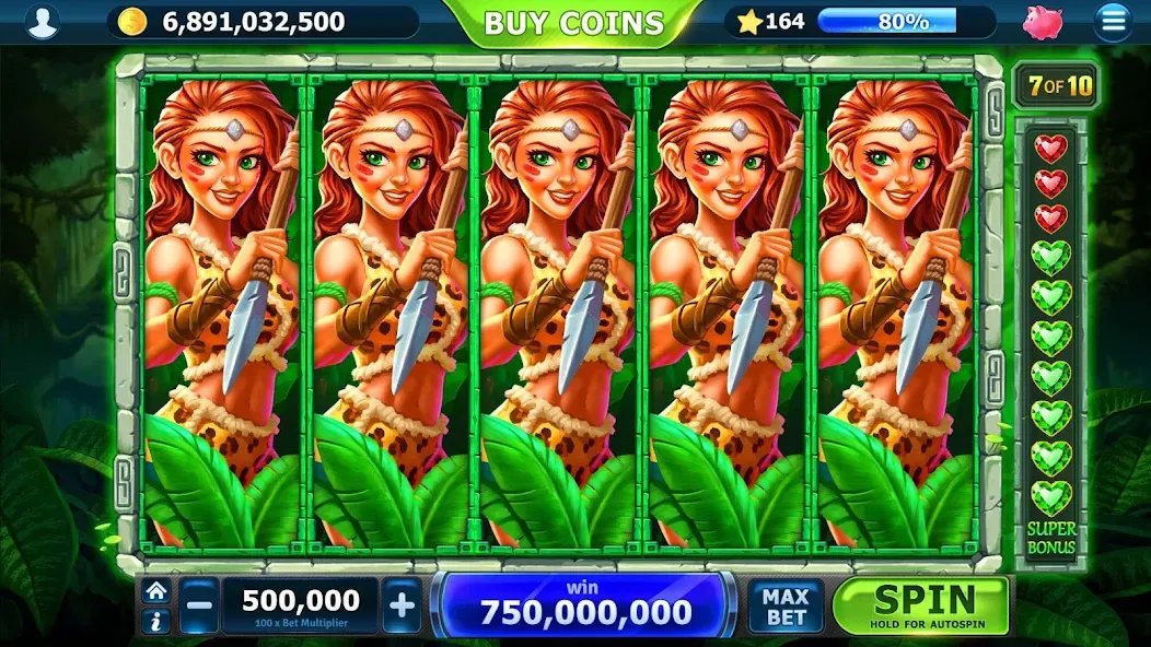 Slots of Vegas (Слоты Вегаса)  [МОД Бесконечные монеты] Screenshot 4