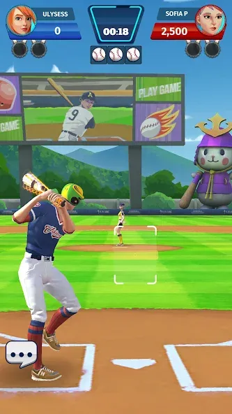 Baseball Club: PvP Multiplayer (Бейсбольный клуб)  [МОД Меню] Screenshot 4