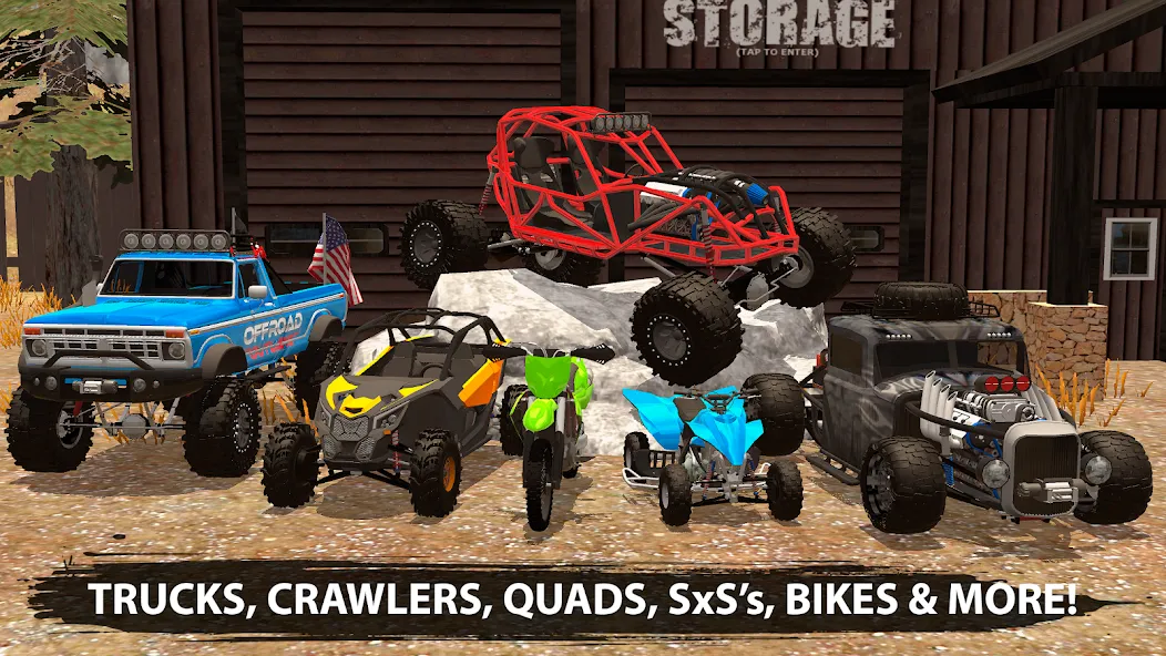 Offroad Outlaws (Оффроуд Аутлоус)  [МОД Бесконечные монеты] Screenshot 1