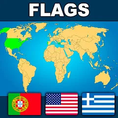 Скачать взлом Geography: Flags Quiz Game [МОД Бесконечные монеты] на Андроид