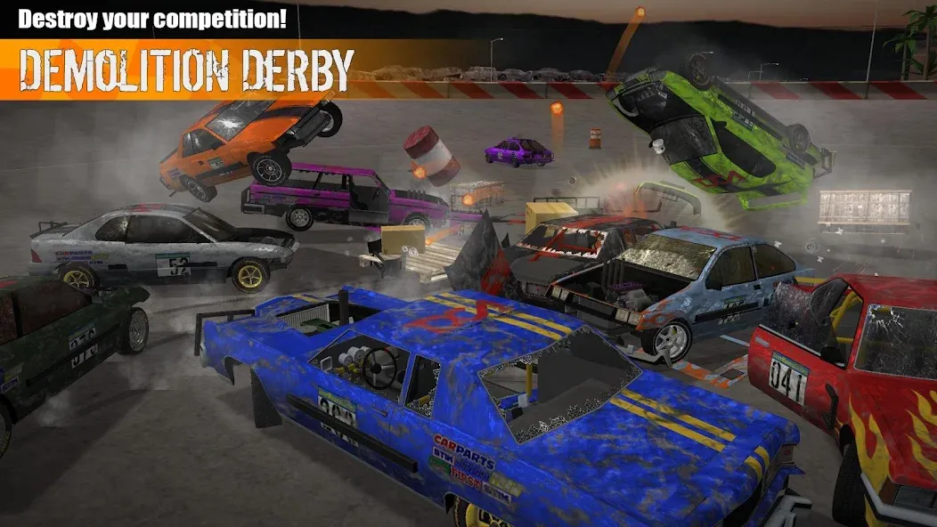 Demolition Derby 3 (Демолиция Дерби 3)  [МОД Много монет] Screenshot 2