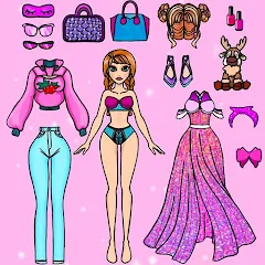 Скачать взлом Doll Dress Up Makeup Girl Game (Чиби кукла одевает девушку игры)  [МОД Меню] на Андроид