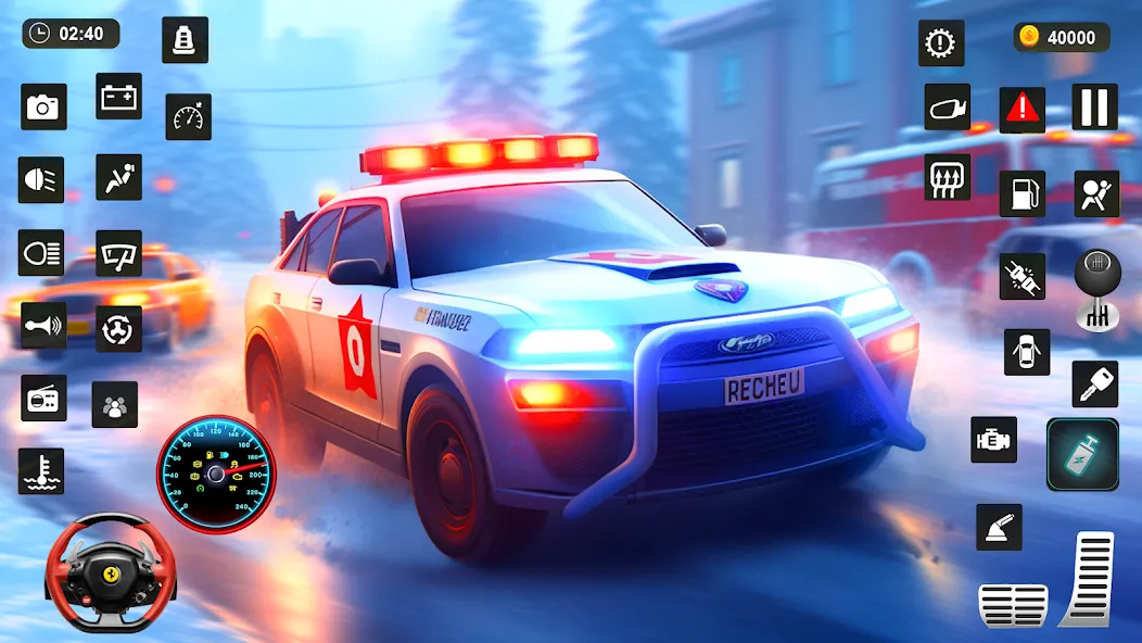 Police Car Kids Driving Game (Кидс Полис Геймс)  [МОД Unlocked] Screenshot 1