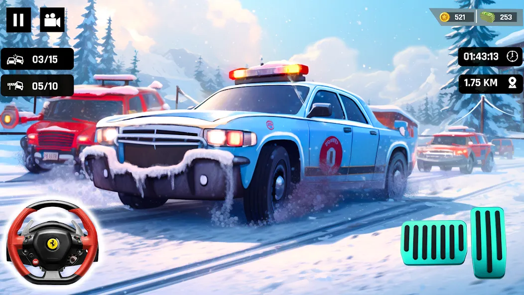 Police Car Kids Driving Game (Кидс Полис Геймс)  [МОД Unlocked] Screenshot 3