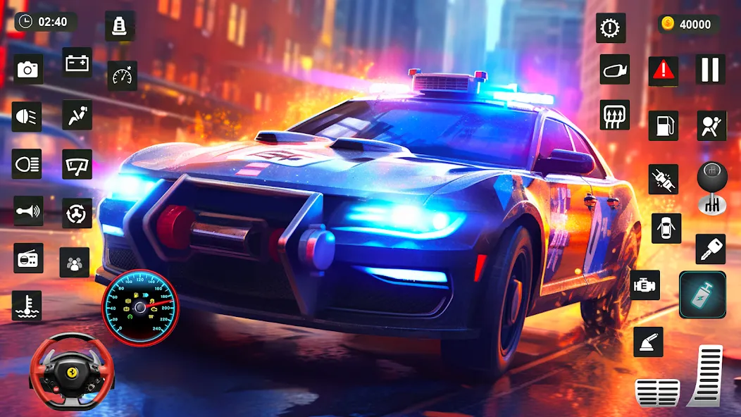 Police Car Kids Driving Game (Кидс Полис Геймс)  [МОД Unlocked] Screenshot 4