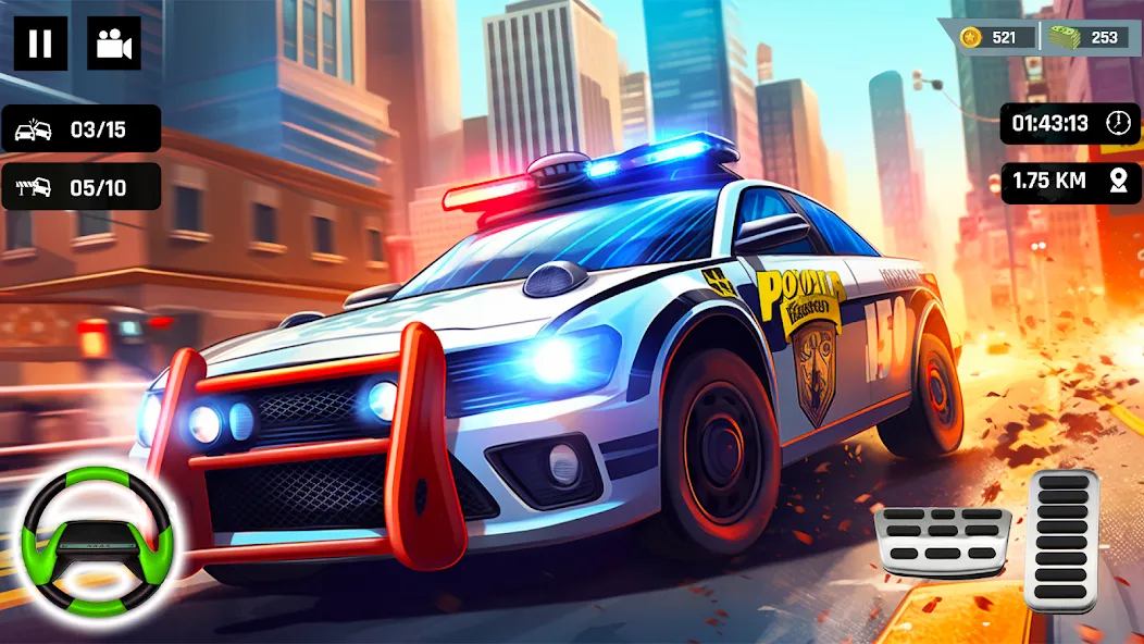 Police Car Kids Driving Game (Кидс Полис Геймс)  [МОД Unlocked] Screenshot 5