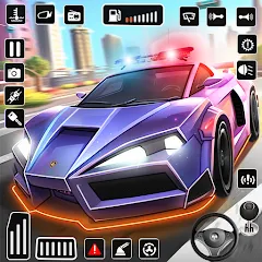 Скачать взлом Police Car Kids Driving Game (Кидс Полис Геймс)  [МОД Unlocked] на Андроид