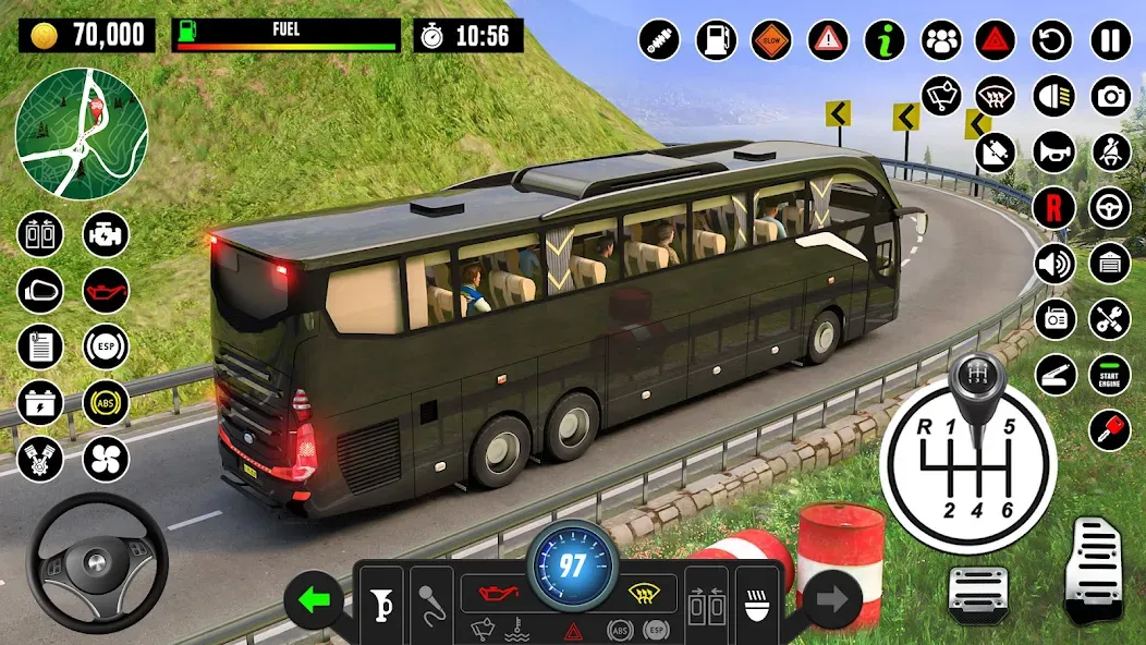 Bus Driving School : Bus Games  [МОД Menu] Screenshot 2