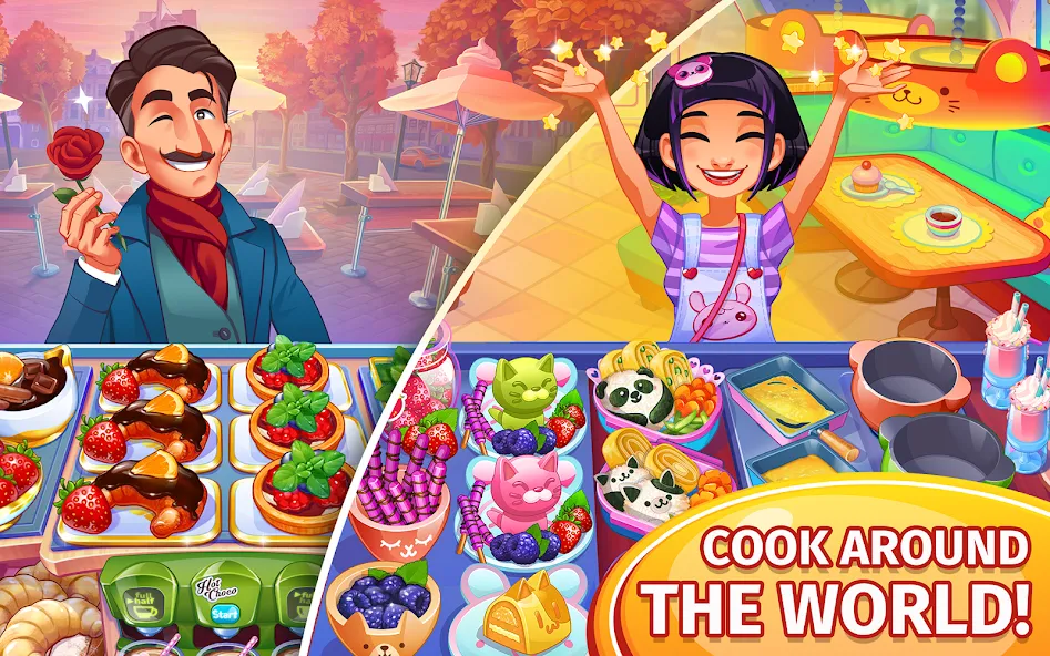 Cooking Craze: Restaurant Game  [МОД Бесконечные монеты] Screenshot 2