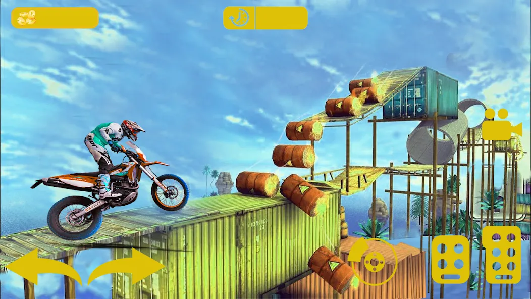 Bike stunt 3d games-Bike games  [МОД Меню] Screenshot 1