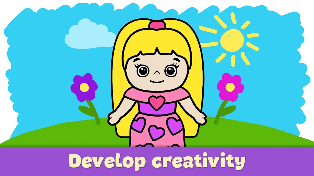 Coloring Book - Games for Kids  [МОД Меню] Screenshot 3