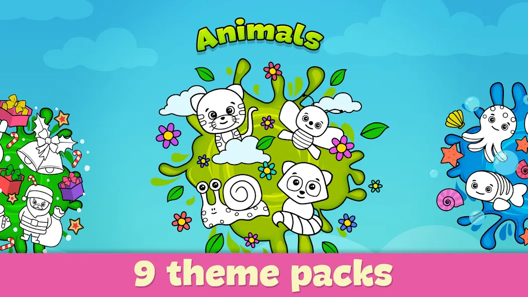 Coloring Book - Games for Kids  [МОД Меню] Screenshot 4