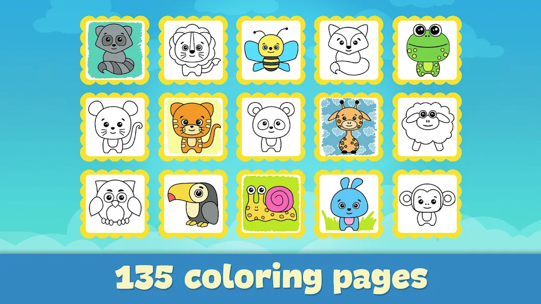 Coloring Book - Games for Kids  [МОД Меню] Screenshot 5