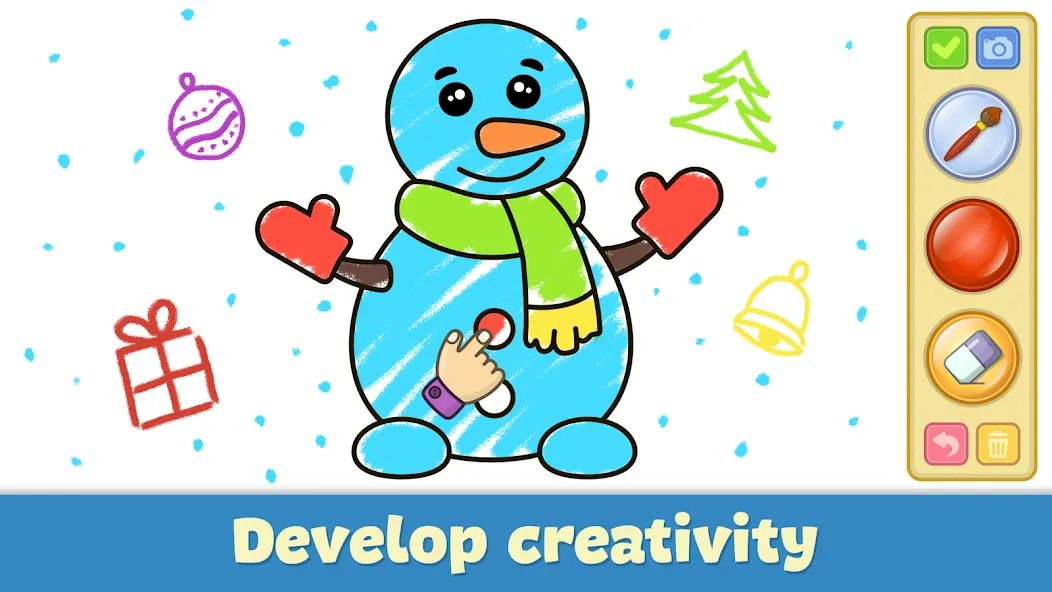 Kids Coloring & Drawing Games  [МОД Unlocked] Screenshot 3