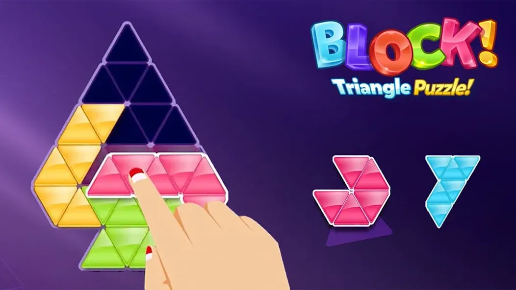 Block! Triangle Puzzle:Tangram  [МОД Много монет] Screenshot 2