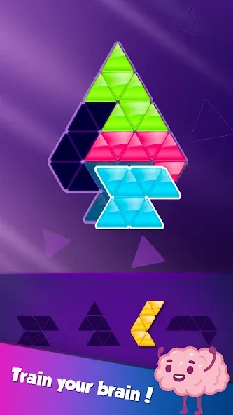 Block! Triangle Puzzle:Tangram  [МОД Много монет] Screenshot 4