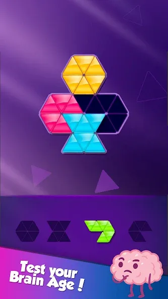 Block! Triangle Puzzle:Tangram  [МОД Много монет] Screenshot 5