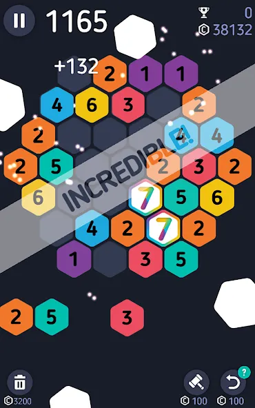 Make7! Hexa Puzzle  [МОД Menu] Screenshot 4