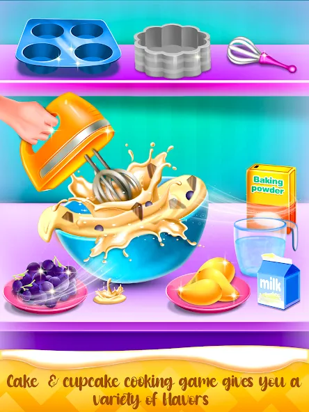 Cake Maker Cooking Cake Games (Кейк Мейкер кулинарные игры на приготовление тортов)  [МОД Menu] Screenshot 4