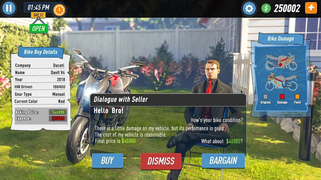 Motorcycle Dealer Bike Games  [МОД Бесконечные монеты] Screenshot 5