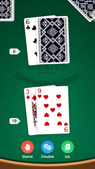 Blackjack (Блэкджек)  [МОД Меню] Screenshot 2