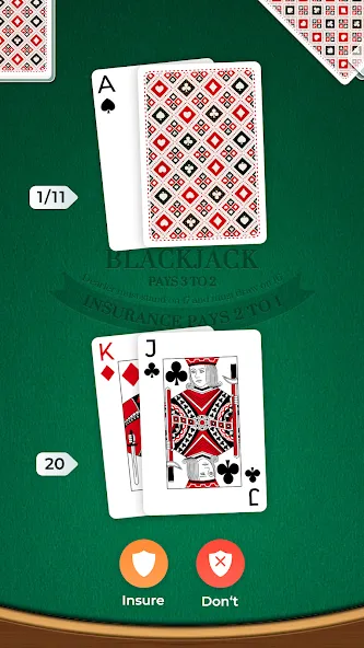 Blackjack (Блэкджек)  [МОД Меню] Screenshot 3