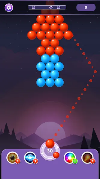 Bubble Shooter Rainbow  [МОД Бесконечные монеты] Screenshot 3