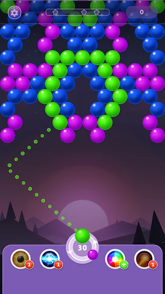 Bubble Shooter Rainbow  [МОД Бесконечные монеты] Screenshot 4