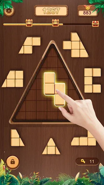 WoodCube - Woody Puzzle (ВудКуб)  [МОД Menu] Screenshot 2